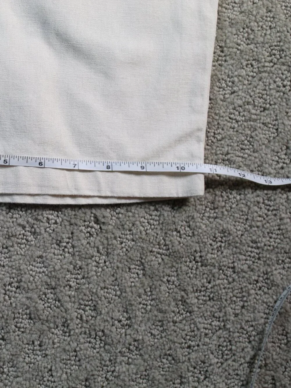 J Crew Pants Women’s 12 Off White Linen Cotton Wide Leg Career